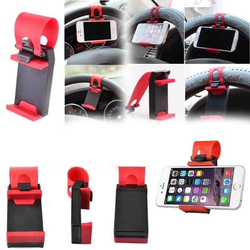 Buy Car Steering Wheel Mobile Holder - Multicolor - Best Price in ...