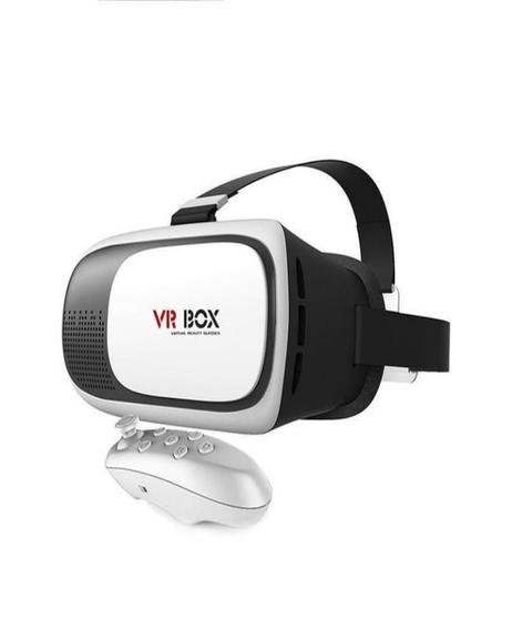 Buy VR Glasses 2nd Generation with Bluetooth Remote - White & Black ...