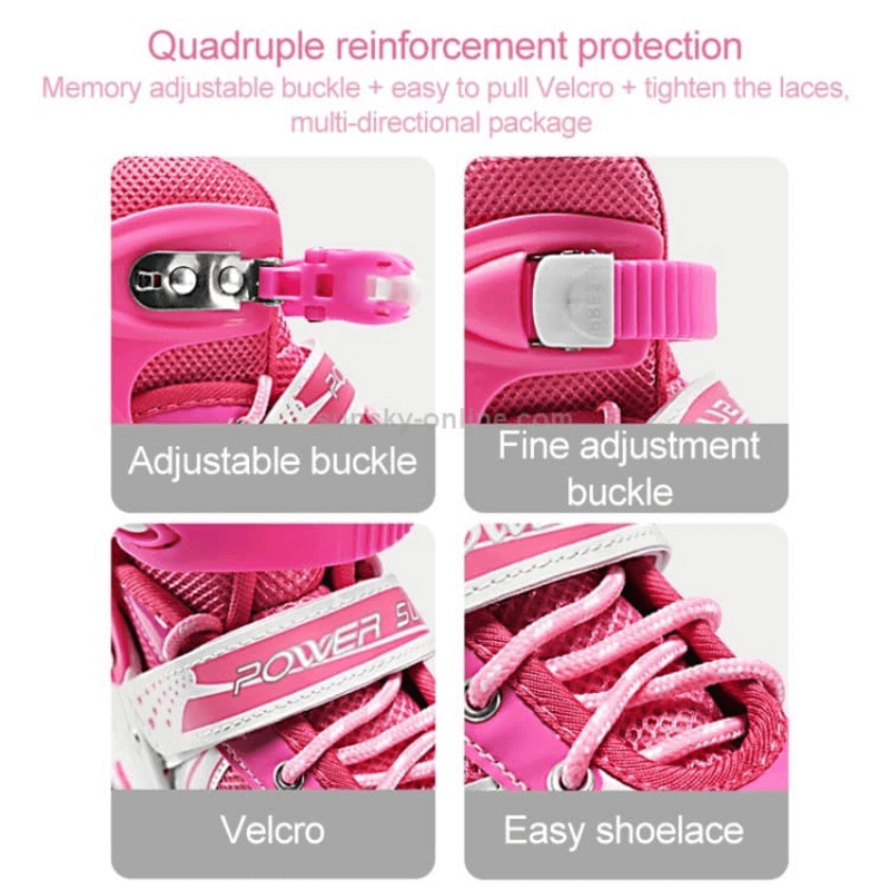 Buy Adjustable Skate Shoes with Helmet Knee Brace - Best Price in ...