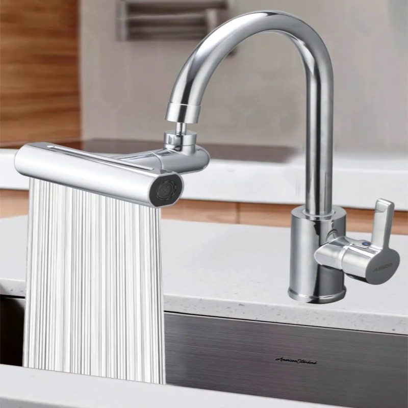 Pressurized-kichen-sink-waterfall-faucet