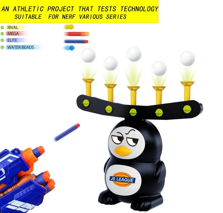 Batery-operated-penguin-shoot-game-with-usb