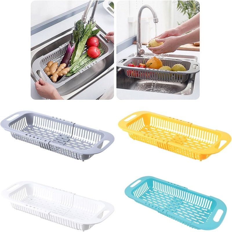 dish-drying-rack-retractable-drain-basket-sink-organizer