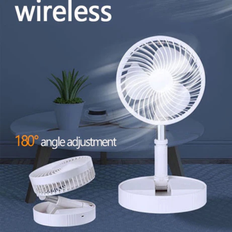 Foldable-table-floor-standing-fan