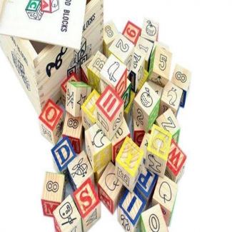 large abc wooden blocks