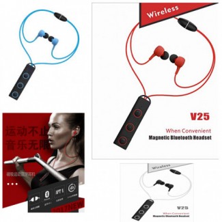 v25 bluetooth earphones