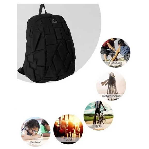 backpack with hard back