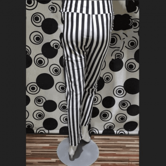 black and white striped tights products for sale