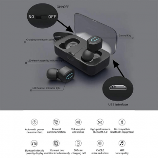 Buy T18S Wireless Earbuds Bluetooth 5.0 TWS Earphones Best Price