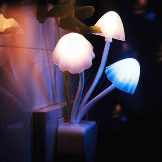 Led night online light mushroom lamp