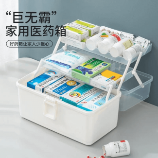 1pc Family-size Multi-layer First Aid Medical Cabinet, Large Capacity  Household Medicine Storage Box