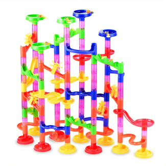 marble run pipeline toy set