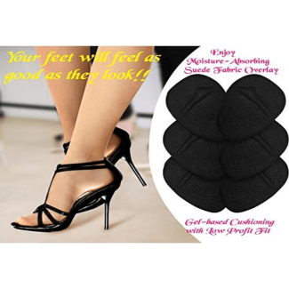 Comfy Feet Toes Suede Heel Grips For Added Comfort Anti slip suede 2 pairs