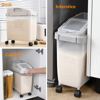 Buy Airtight Food Storage Container with Wheels - Best Price in Pakistan  (December, 2023)